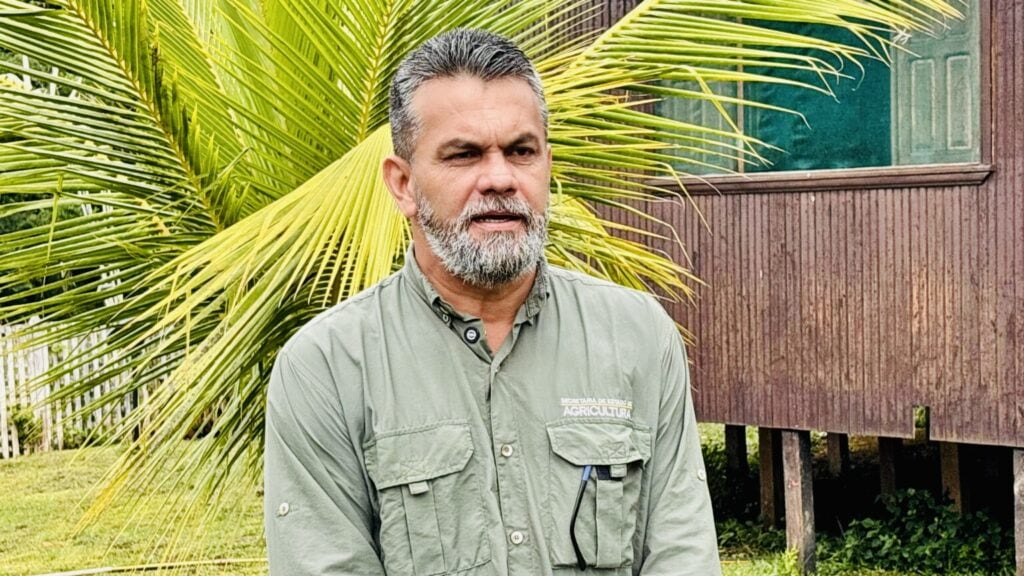 Marcos Pereira, chefe da Seagri em Cruzeiro do Sul. Foto: cedida