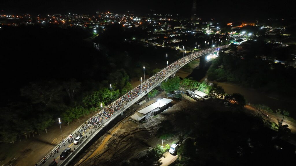 Ponte da Sibéria representa o sonho concretizado de toda uma geração de xapurienses. Foto: Pedro Devani/Secom.