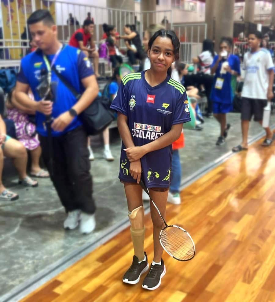 Aos 16 anos, Letícia busca representar o Acre, inspirando outras pessoas com deficiência. Foto: cedida