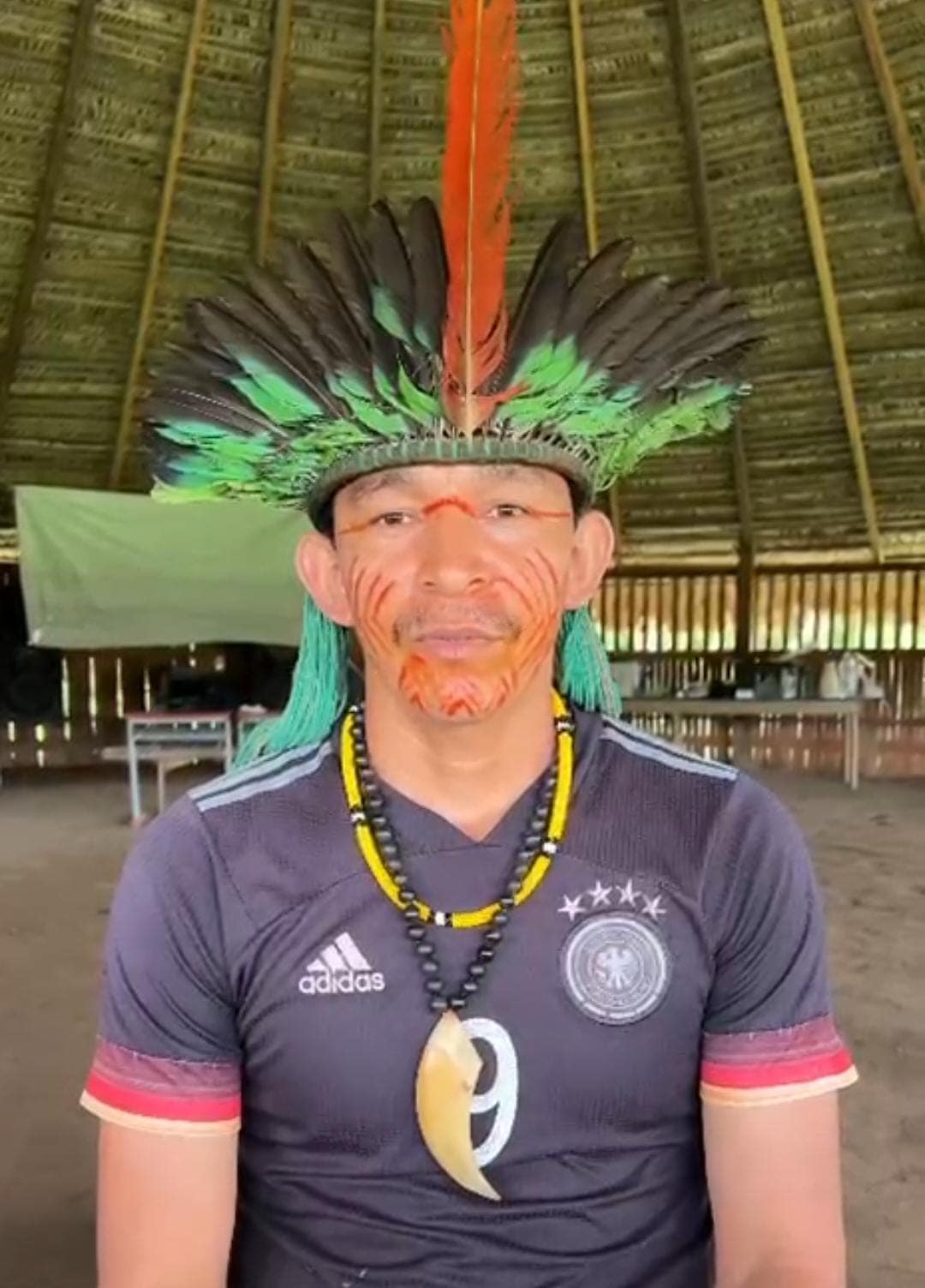 Francisco Souza Oliveira, líder jovem e componente flautista da banda Miszri Miri. Foto: Cedida