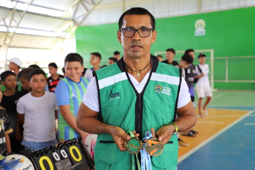 Coordenador do Acre Pela Vida Juruá, Josiene de Sousa. Foto: Mariana Moreira/Sejusp