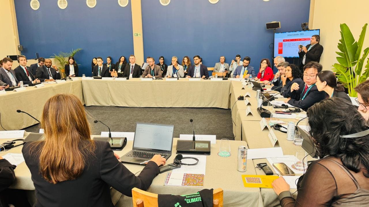No encontro, foram debatidas as perspectivas para a COP30 e os desafios e oportunidades para os governos subnacionais ampliarem o acesso a financiamento climático. Foto: cedida