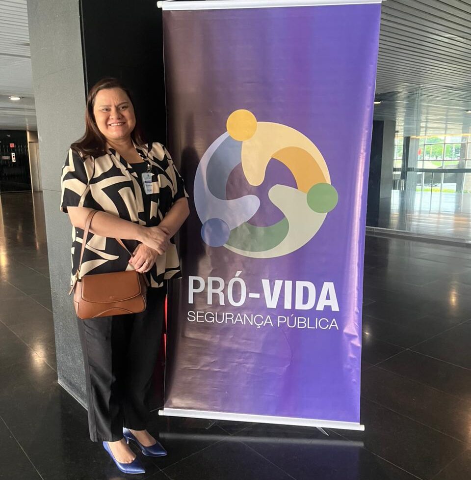 Melissa Freitas destaca que o encontro é essencial para fortalecer a atuação do Acre nas políticas de qualidade de vida para os profissionais da segurança pública. Foto: Cedida