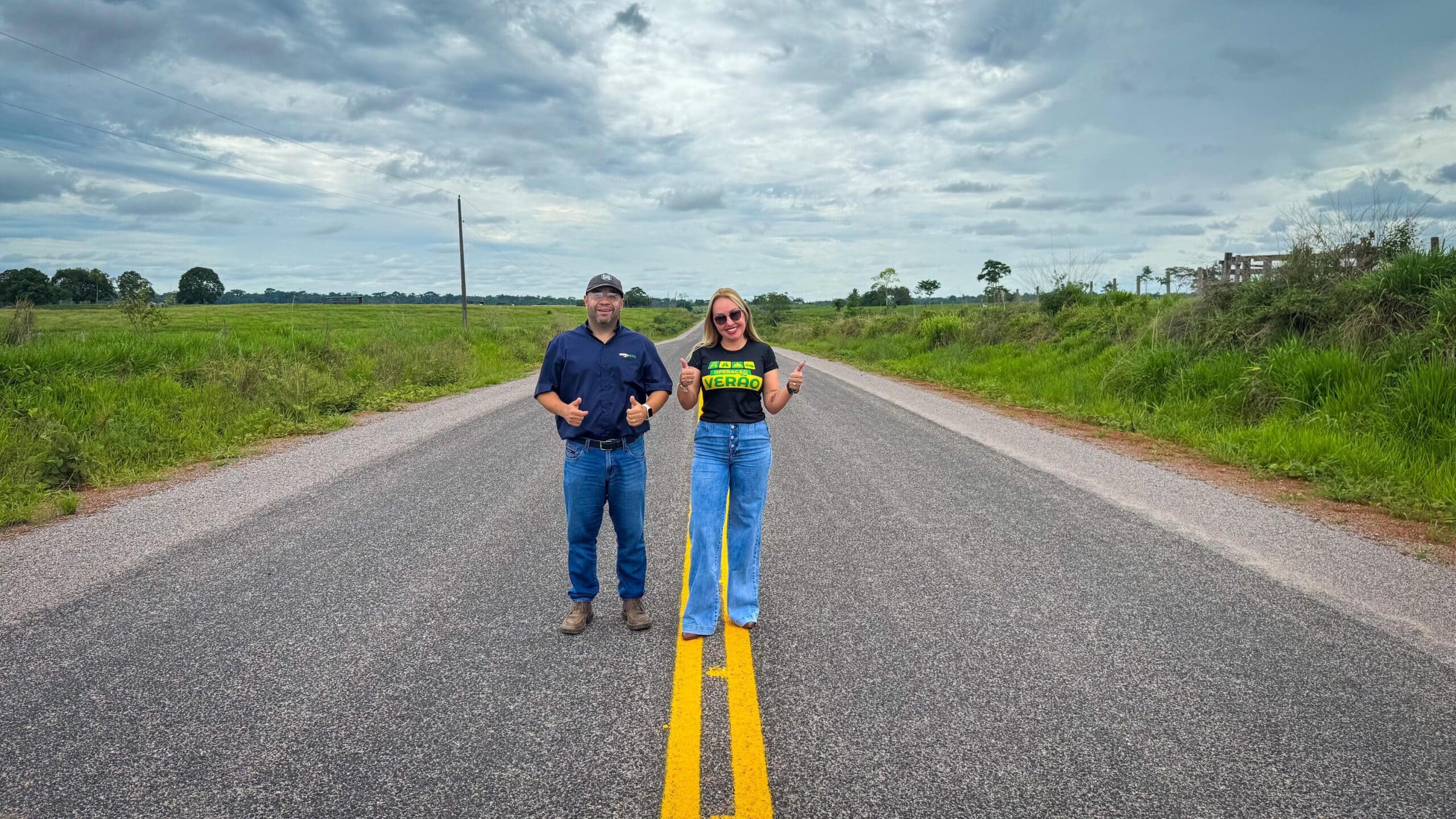 Governo do Acre acompanha vistoria nas obras da AC-445, que liga Bujari a Porto Acre. Foto: Thauã Conde/Deracre