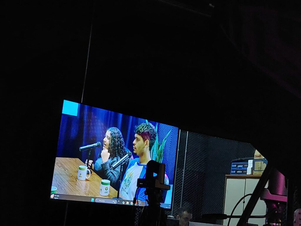 Alunos do Instituto de Educação Lourenço Filho refletem sobre ansiedade e bem-estar emocional no ambiente escolar. Foto: Clíica Araújo/SEE