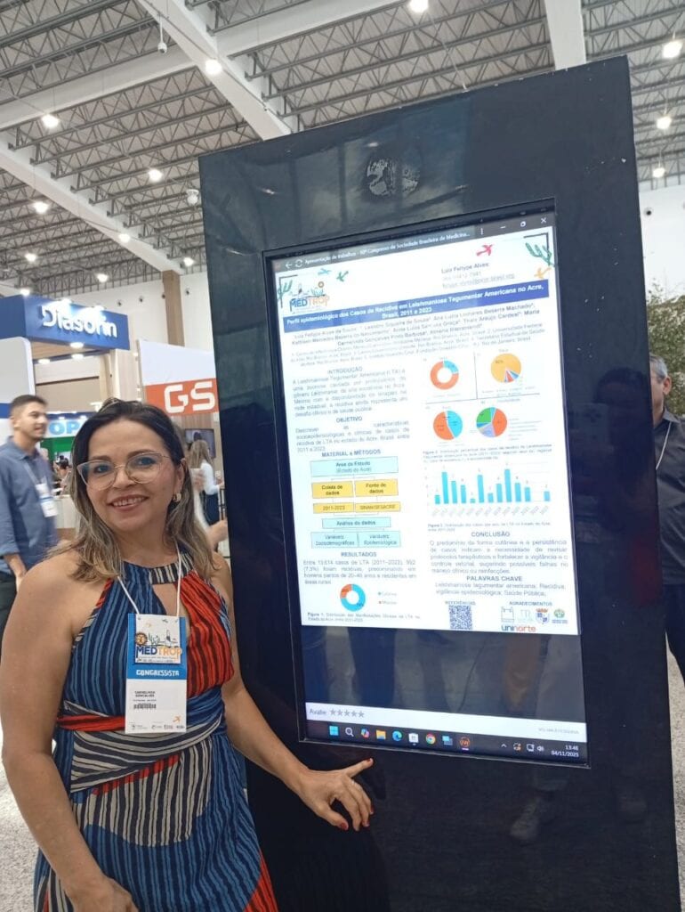 Carmelinda Gonçalves foi uma das profissionais participantes do congresso. Foto: cedida