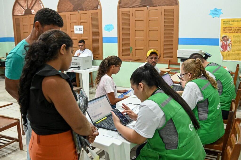 Mais de 700 atendimentos foram realizados durante a ação. Foto: Gleilson Miranda/TJAC