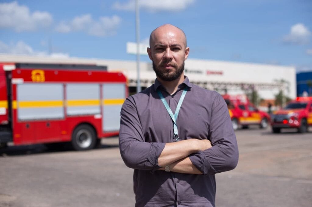 Estamos testando e aprimorando todos os recursos disponíveis para garantir mais segurança ao nosso público em caso de crise”, afirmou, o superintendente do Via Verde Shopping, Wander Porto. Foto: Dhárcules Pinheiro/Secom