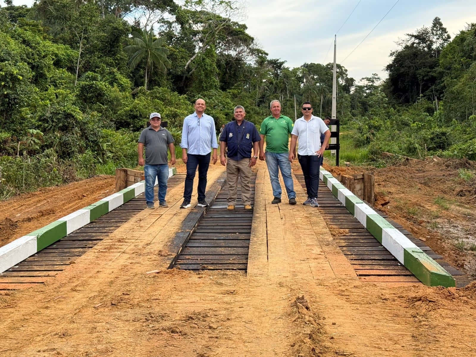 Parceria entre Estado e Prefeitura garante nova ponte sobre o Igarapé Branco, em Mâncio Lima. Foto: Ricarlene Silva/Deracre