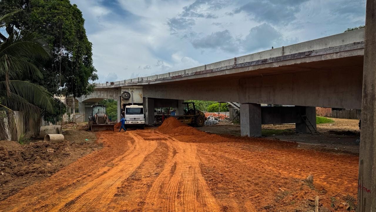 Trabalhos de finalização marcam nova fase da Ponte da Sibéria em Xapuri. Foto: Thauã Conde/Deracre