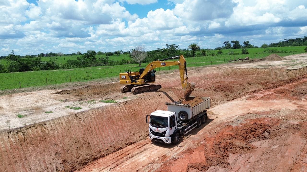 Obras do Arco Viário avançam com serviços de base e drenagem em Rio Branco. Foto: Luy Andriel/Deracre