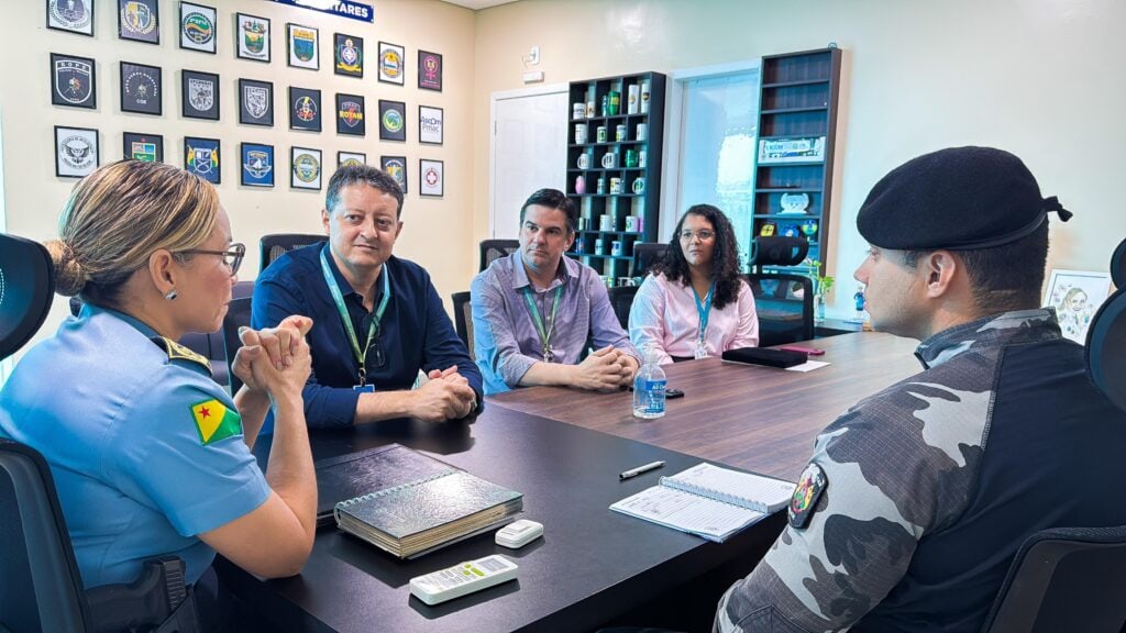 Comandante-geral da PMAC, coronel Marta Renata Freitas agradeceu a parceria. Foto: Júnior Barros/PMAC