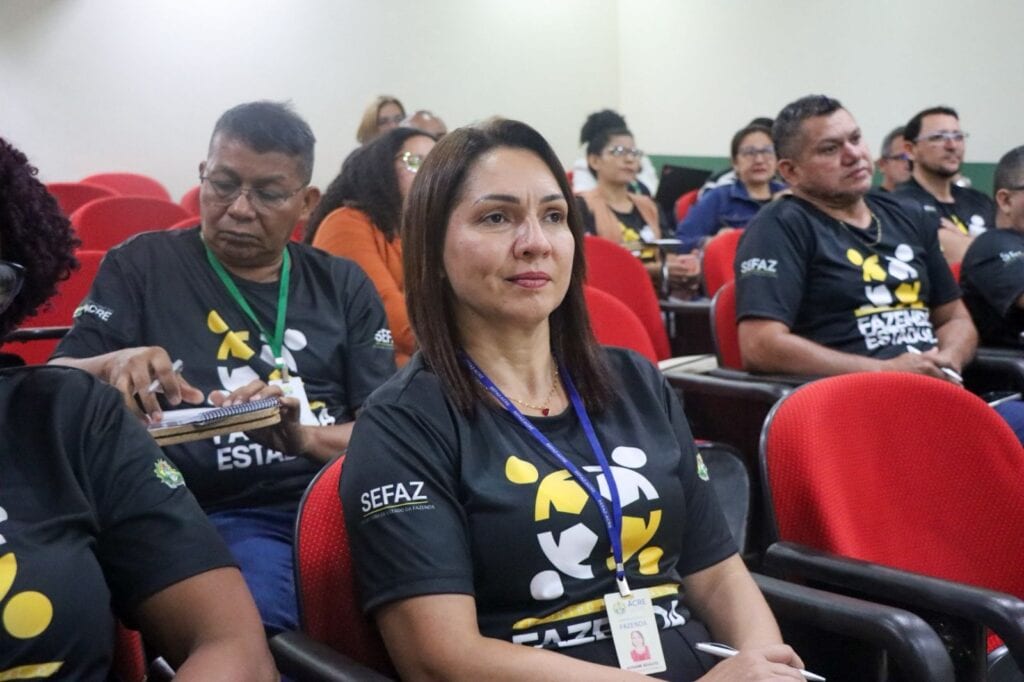 Evento reúne servidores das unidades de Rio Branco e das agências e postos fazendários de todo o estado, que trabalham direta ou indiretamente com atendimento. Foto: José Henrique Nascimento/Sefaz