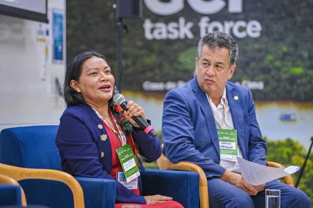 Secretária de Povos Indígenas, Francisca Arara ressaltou a importância da escuta e do empoderamento social. Fotos: Diego Gurgel/Secom