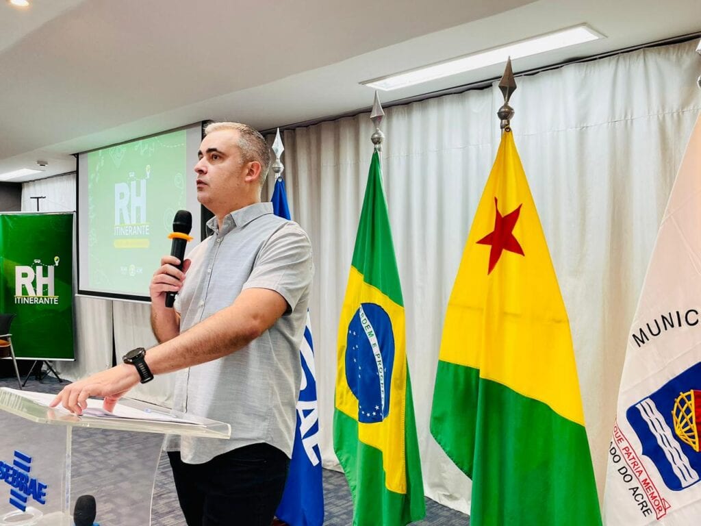 Durante a abertura do evento, Duarte fez um balanço das atividades da secretaria ao longo do ano e agradeceu o empenho das equipes. Foto: Ingrid Andrade/Sead