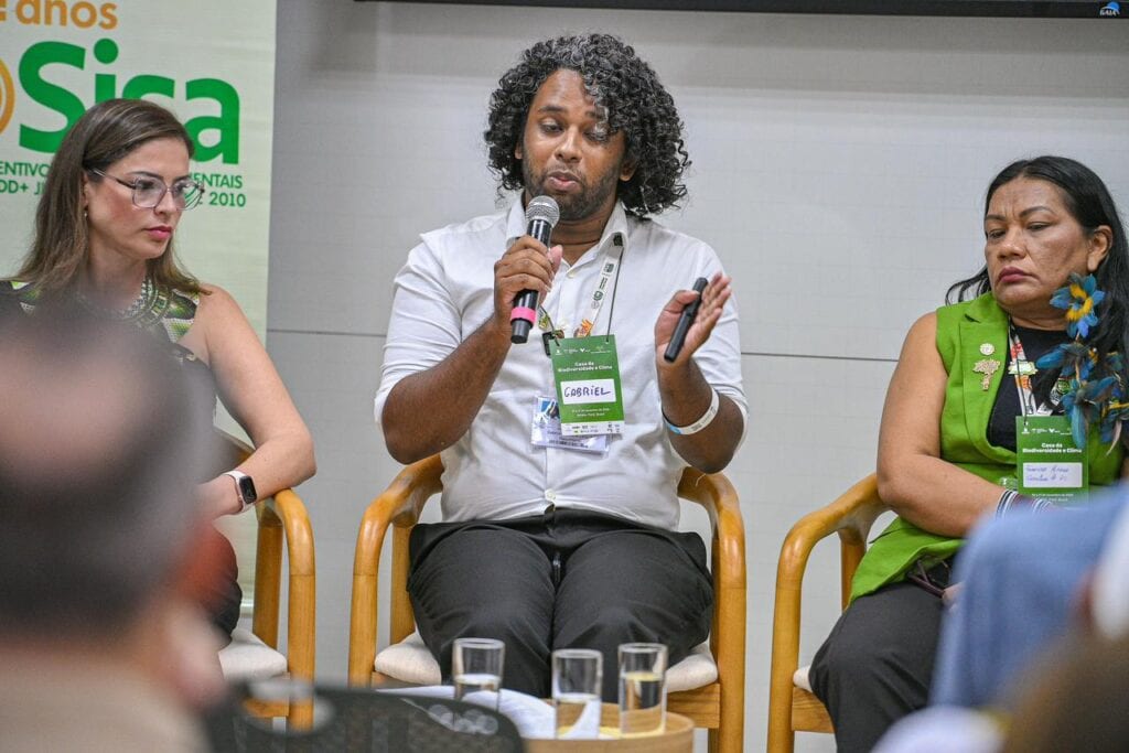 Gabriel Nascimento falou sobre as estratégias para enfrentar mudanças do clima. Foto: Diego Gurgel/Secom