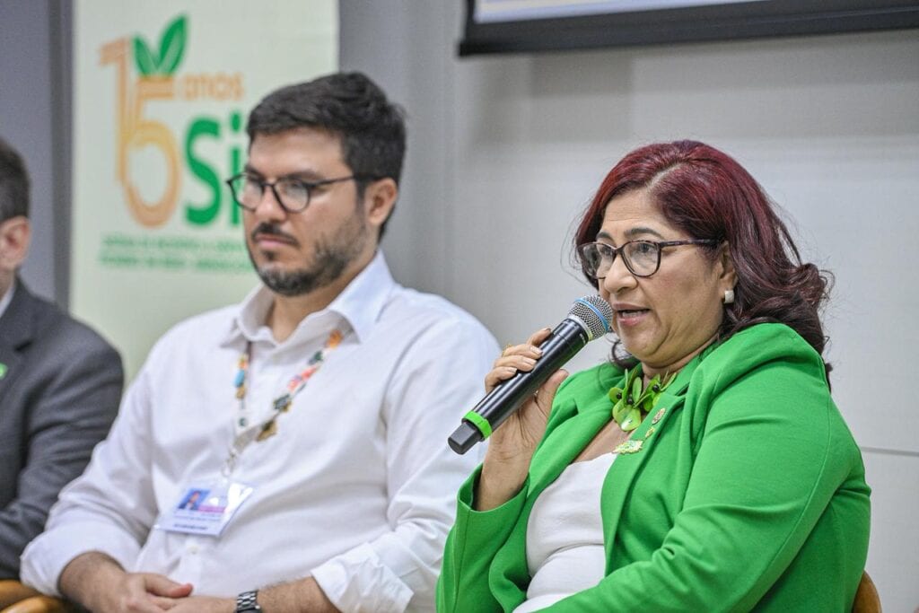 Presidente do IMC, Jaksilande Araújo, liderou o painel com um panorama dos avanços e desafios ao longo dos últimos 15 anos. Foto: Diego Gurgel/Secom