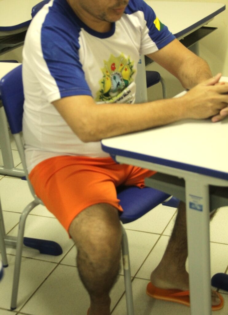 Detento T. O. A. ressalta: “Tenho muita fé em Deus que eu vou ter uma vida digna”. Foto: Zayra Amorim/Iapen