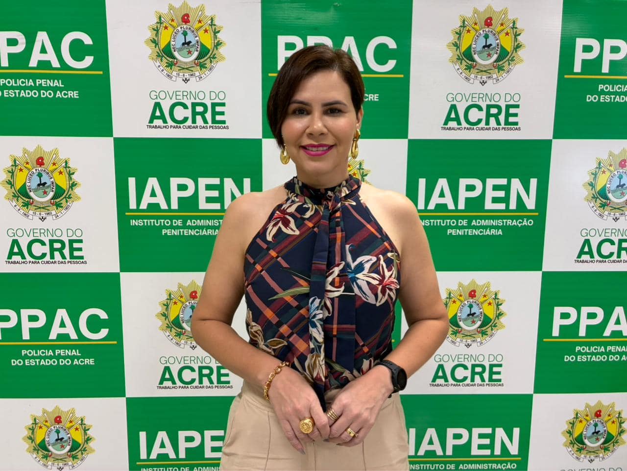 Cláudia Costa é chefe da Divisão de Assistência Social e Atenção à Família do Iapen. Foto: Diogo José/Iapen