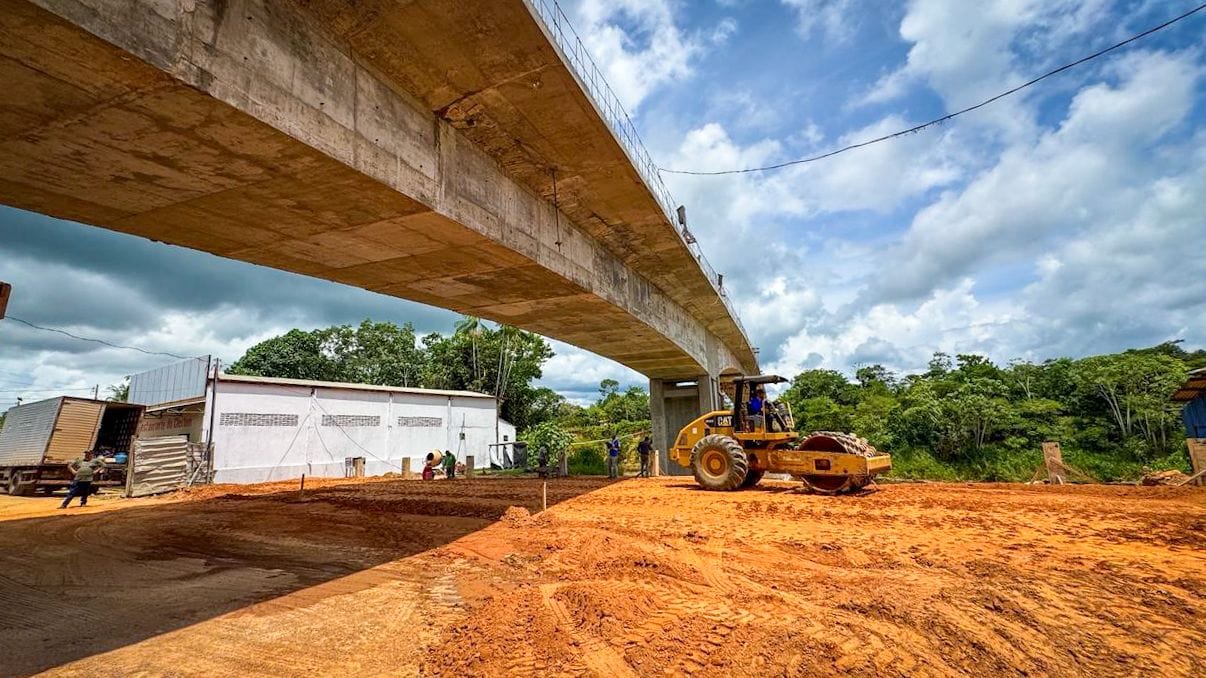 Ponte da Sibéria passa por inspeção da Marinha em etapa final das obras. Foto: Thauã Conde/Deracre