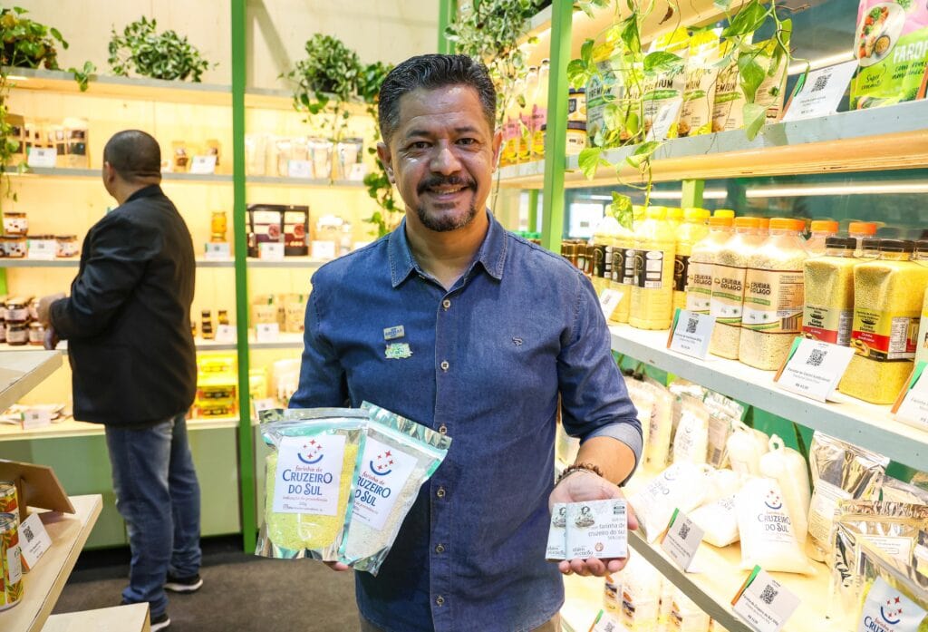 Analista do Sebrae, Francinei Santos, disse que o papel do Sebrae é fomentar o empreendedorismo. Foto: Pedro Devani/Secom.