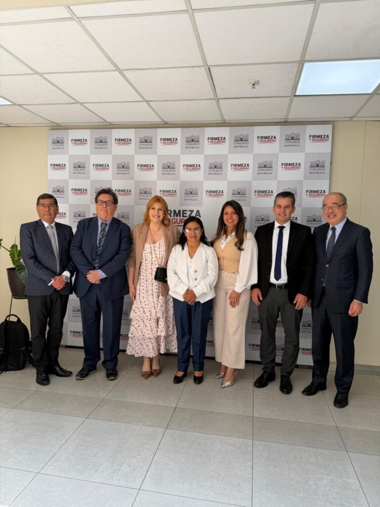 Fizeram parte da delegação brasileira: Ricardo Morishita Wada, advogado e professor universitário; Alana Albuquerque, presidente do Procon/AC; Vicente Lopes da Rocha Júnior, desembargador do TJ do Estado de Goiás; Tatiana Parmeggiani Gomes, professora do Instituto Brasileiro de Ensino, Desenvolvimento e Pesquisa (IDP). Foto: cedida