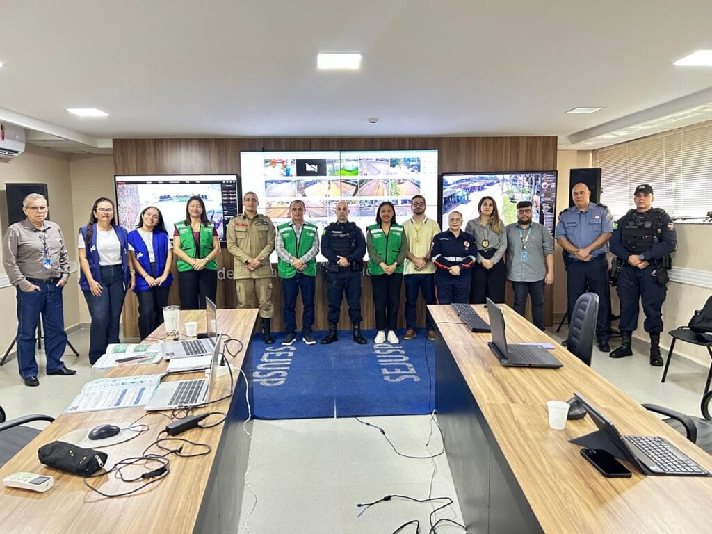 Sejusp realiza o monitoramento dos locais de prova. Foto: cedida