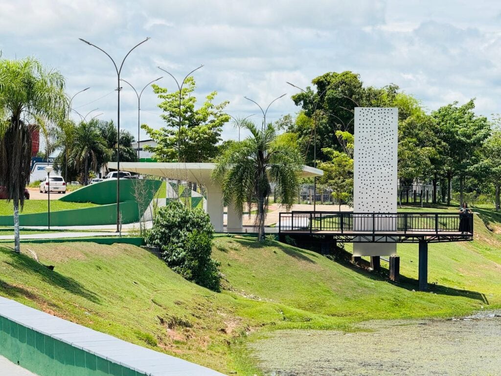 Às margens do Lago do Amor, espaço entrou na fase de conclusão dos serviços. Foto: Luis Oliveira/Seop