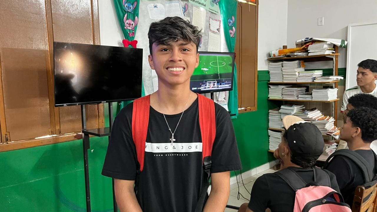 Diego participou do games retro. Foto: Carolina torres/Secom.