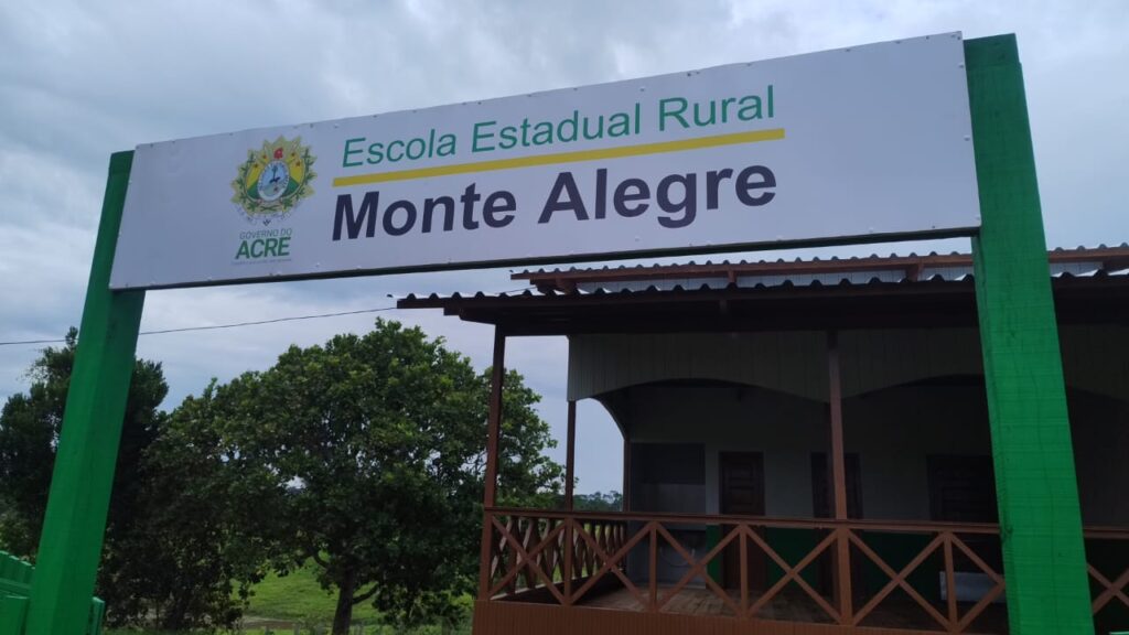 Governo entregará nesta semana Escola Rural Monte Alegre juntamente com anúncio de pacote de obras que transforma a educação no campo e em territórios indígenas. Foto: cedida