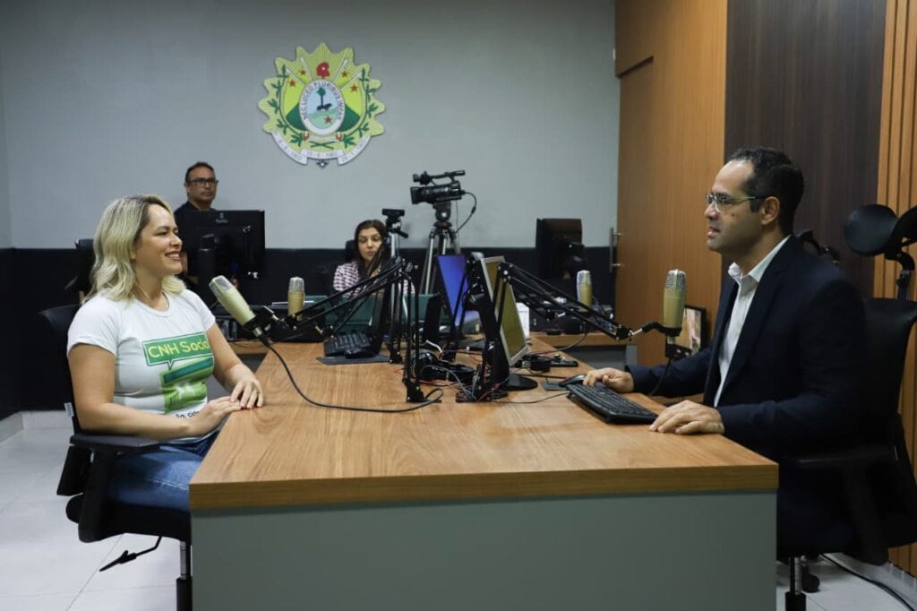 Presidente contou histórias de beneficiários do CNH Social que conquistaram trabalho ou proveram o sustento da família, reforçando o impacto social da iniciativa. Foto: Dhárcules Pinheiro/Secom