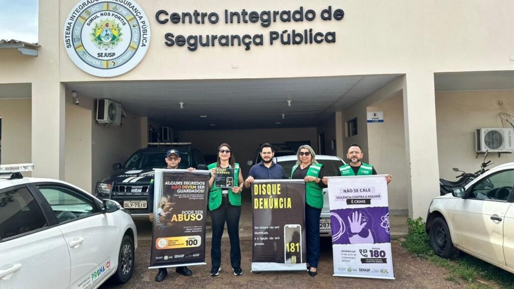 Equipes do CICC intensificam divulgação dos canais emergenciais de atendimento em todo o Acre. Foto: cedida