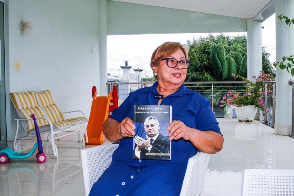 Autora, Beatriz Cameli, convida a todos para o lançamento da biografia do ex-governador Orleir Cameli. Foto: Cedida