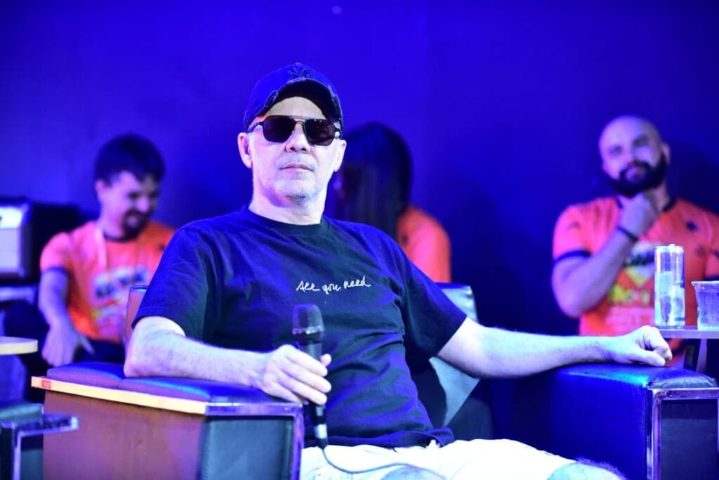 Wendel Bezerra e demais dubladores falaram sobre experiências com o público. Foto: Raylanderson Frota/Secom