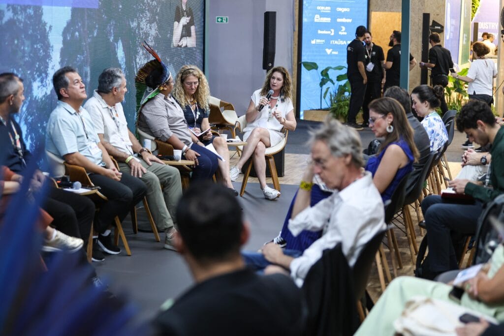 Painel foi realizado na Zona Azul, no Hub Amazônia, do CAL. Foto: Pedro Devani/Secom