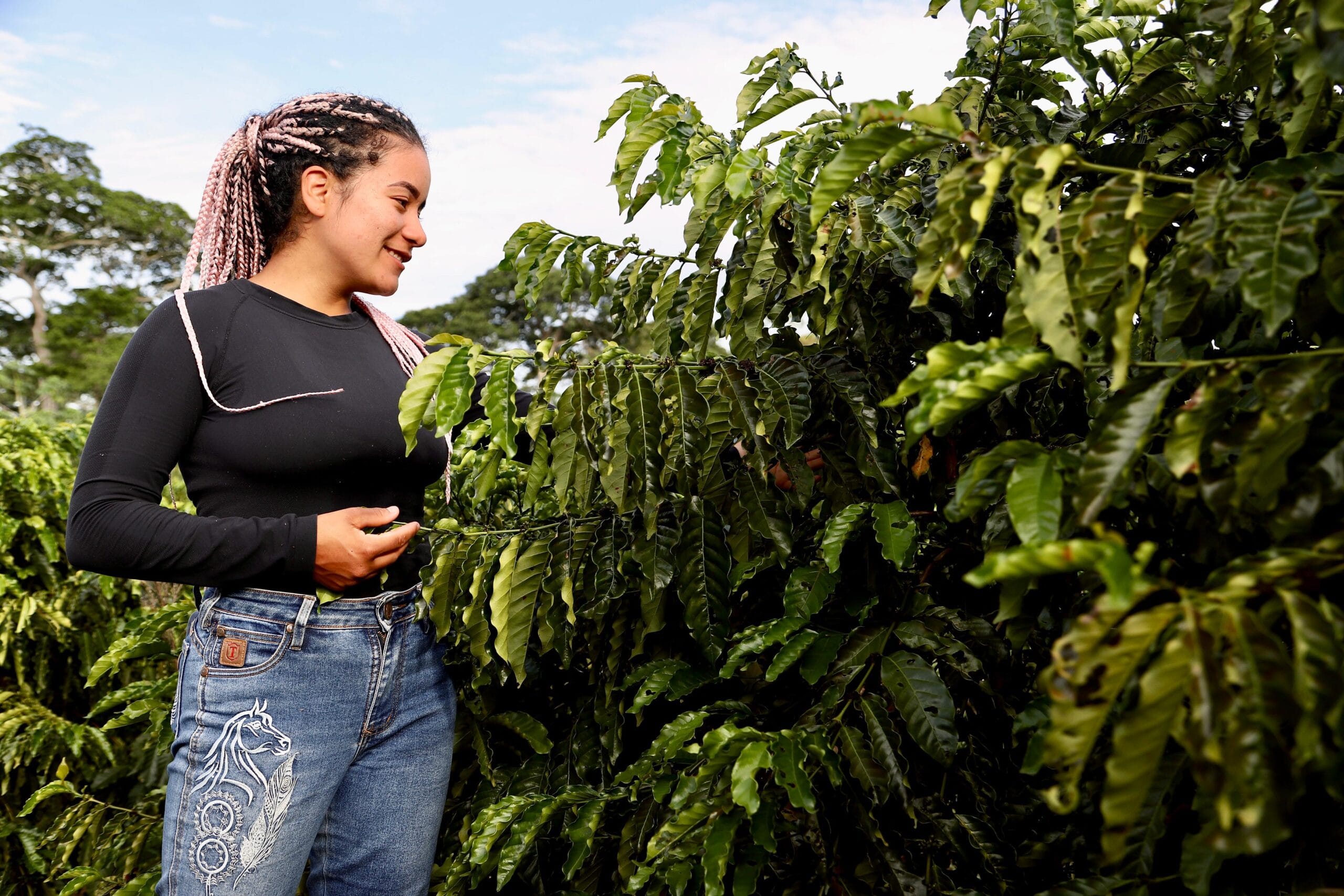 Gabriele Tavares tem 24 anos e possui o 9º melhor café do Acre. Foto: Alice Leão/Secom