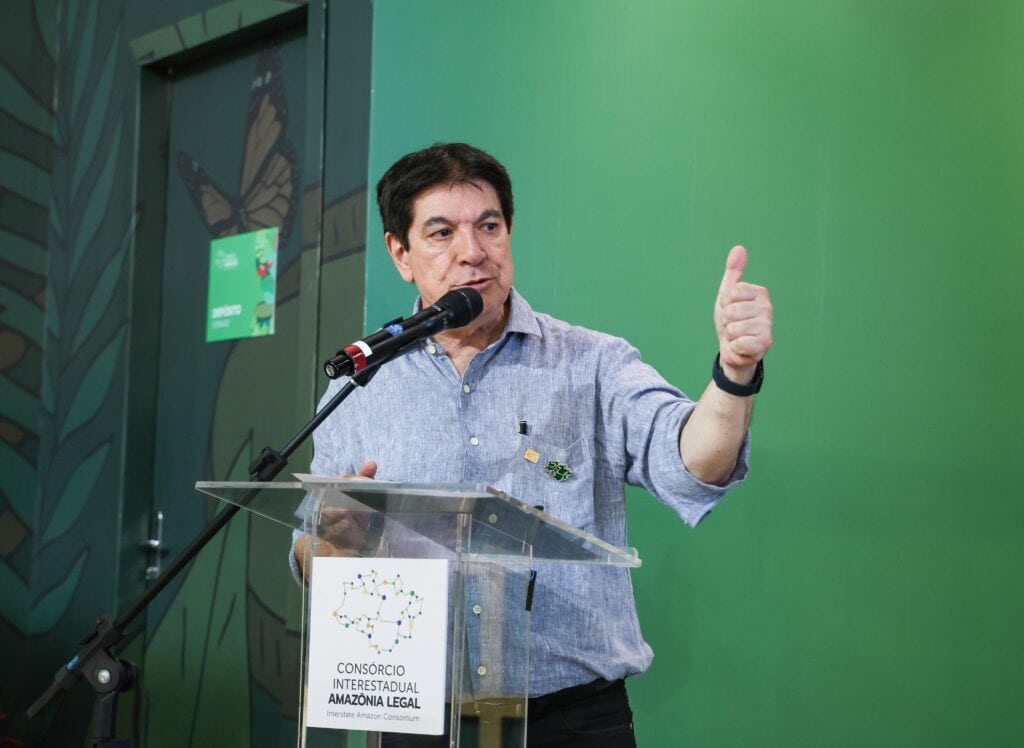 Consultor internacional do IICA, Caio Rocha, enfatizou a importância de aliar desenvolvimento com sustentabilidade. Foto: Pedro Devani/Secom