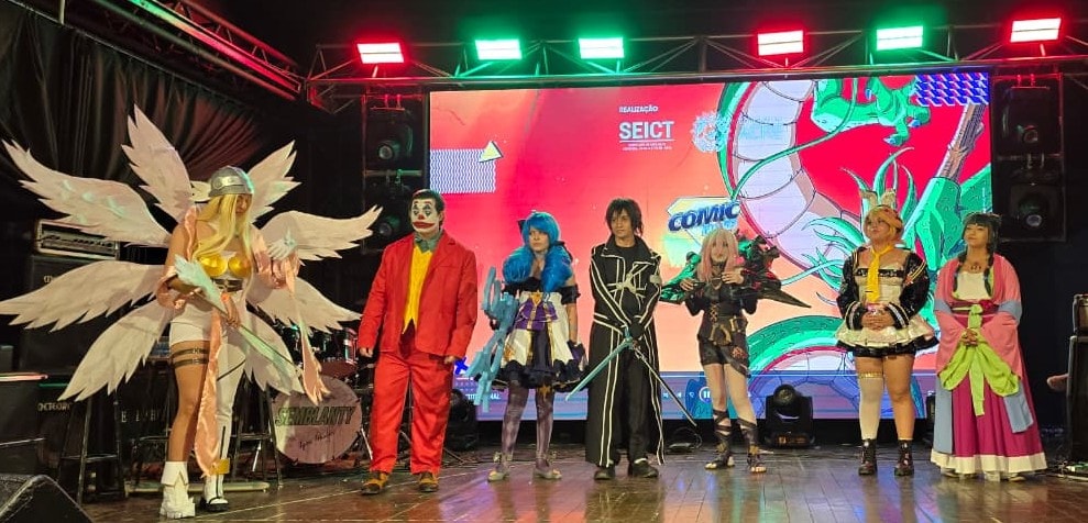 Concurso de cosplay finalizou primeira noite. Foto: Luan Cesar/Seict