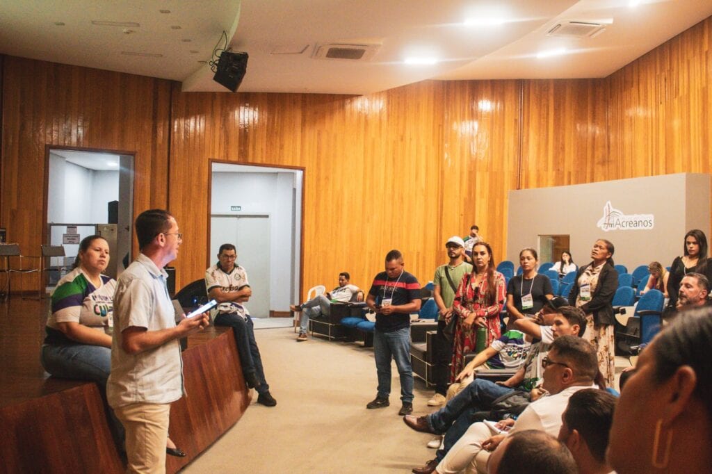 Gestor cultural de Cruzeiro do Sul, Aldemir Maciel fez avaliação dos quatro anos que presidiu a CIB. Foto: Ascom/FEM