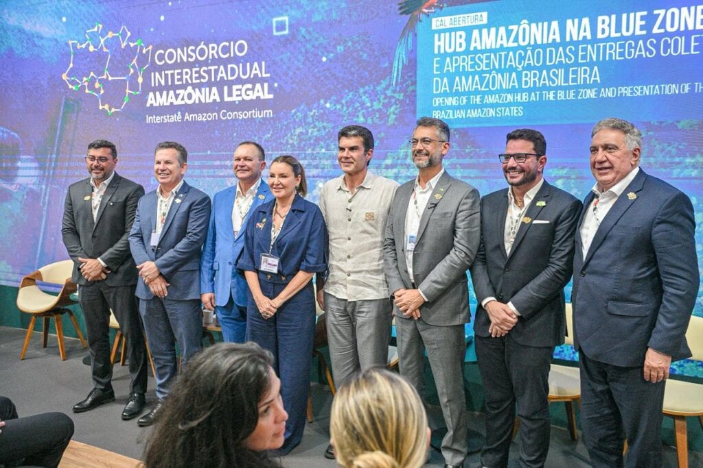 Governadores da Amazônia Legal apresentaram suas entregas. Foto: Diego Gurgel/Secom