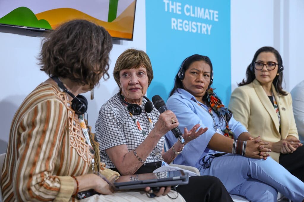 Secretária do Departamento de Alimentos e Agricultura da Califórnia, Karen Ross, enfatizou a importância da cooperação entre os estados da Califórnia e o Acre. Foto: Pedro Devani/Secom