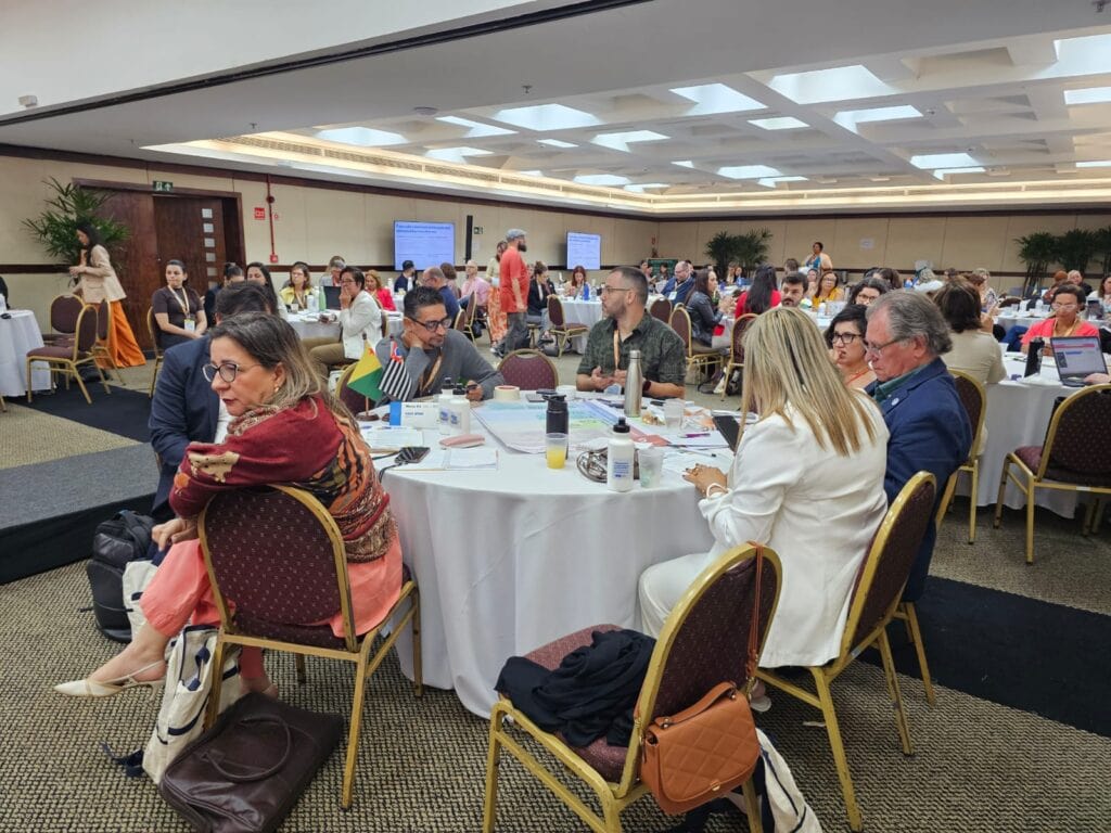 Equipe da SEE representando o Acre participa dos debates e compartilha experiências sobre segurança e convivência escolar. Foto: cedida