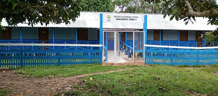 Alunos da Escola Adalberto Sena II realizaram a prova em Porto Walter. Foto: cedida