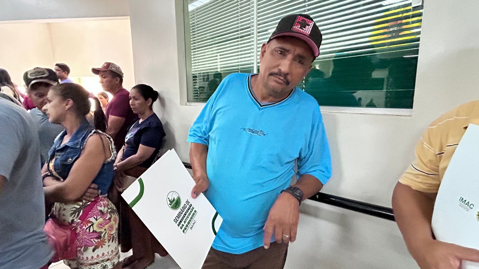 Robério de Freitas, o Piranambu, é pescador em Brasileia há mais de 30 anos. Foto: Janine Brasil/Imac