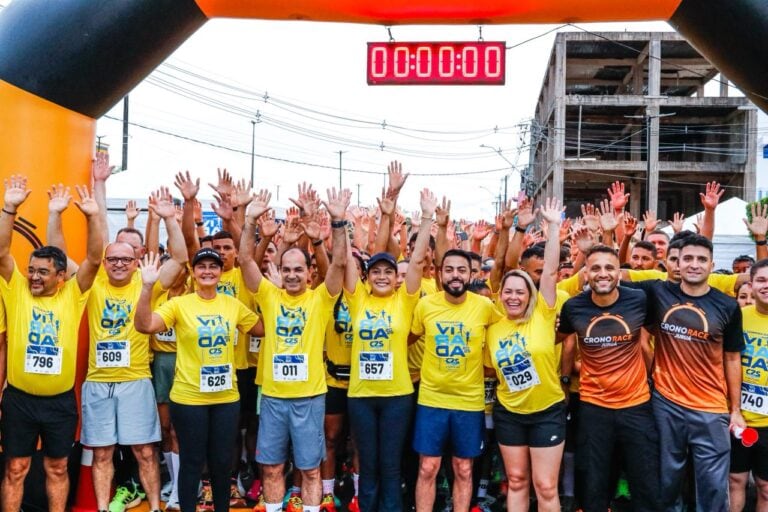 Governadora em exercício Mailza participa da Corrida da Virada em Cruzeiro do Sul