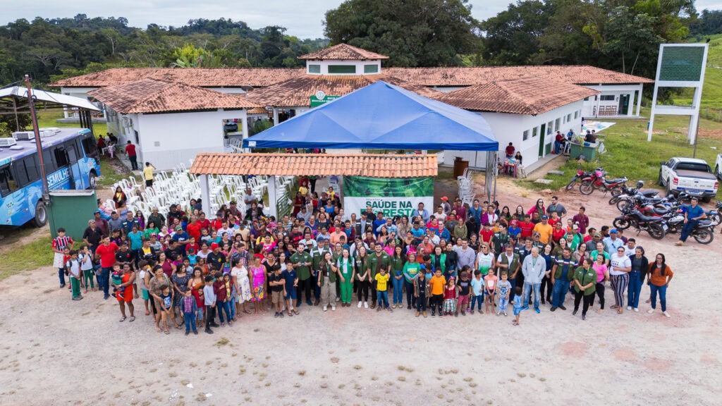 Programa Saúde na Floresta ampliou sua atuação em 2025, levando atendimento em saúde, assistência social e educação ambiental às comunidades que vivem em unidades de conservação. Foto: Uêslei Araújo/Sema