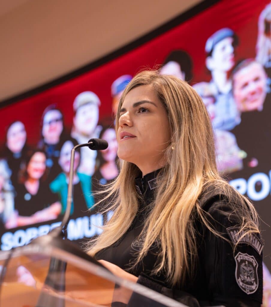 Ana Paula Pacheco coordenou o evento. Foto: cedida