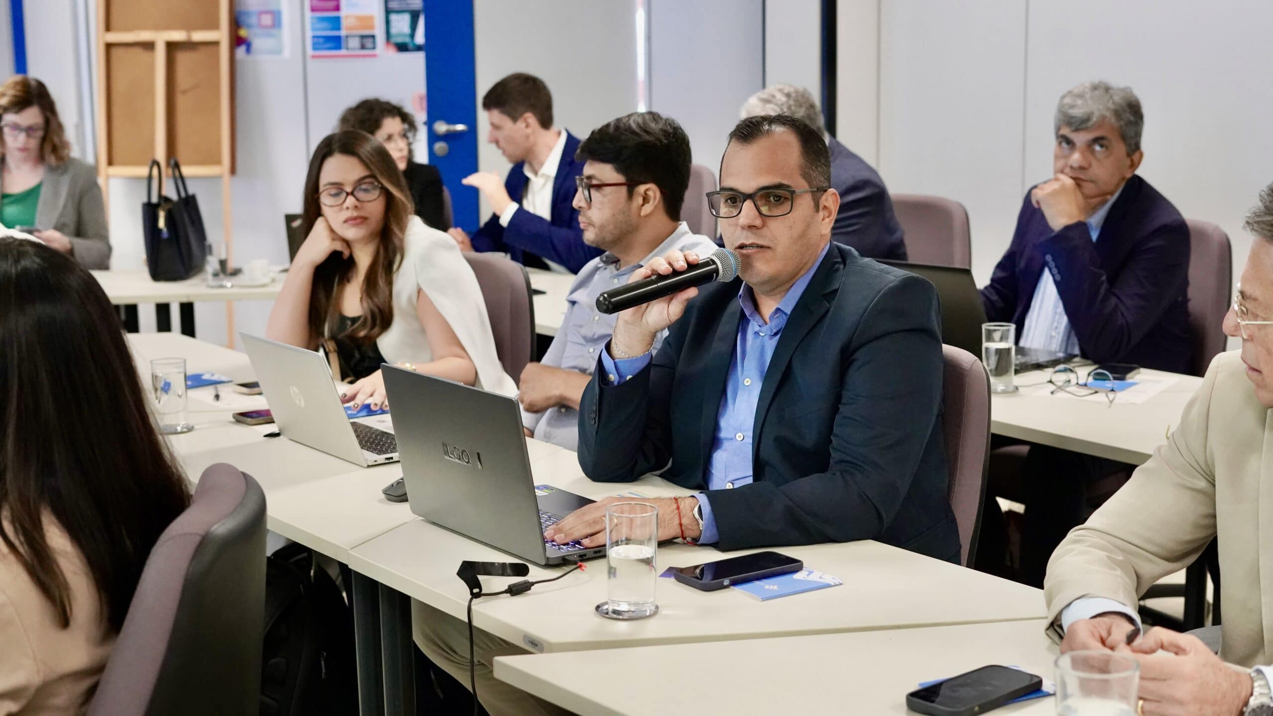 Diretor da Sema, Erisson Cameli Santiago, ressaltou a importância da gestão dos recursos hídricos, principalmente diante dos impactos climáticos no estado. Foto: Wesley Moraes/Repac
