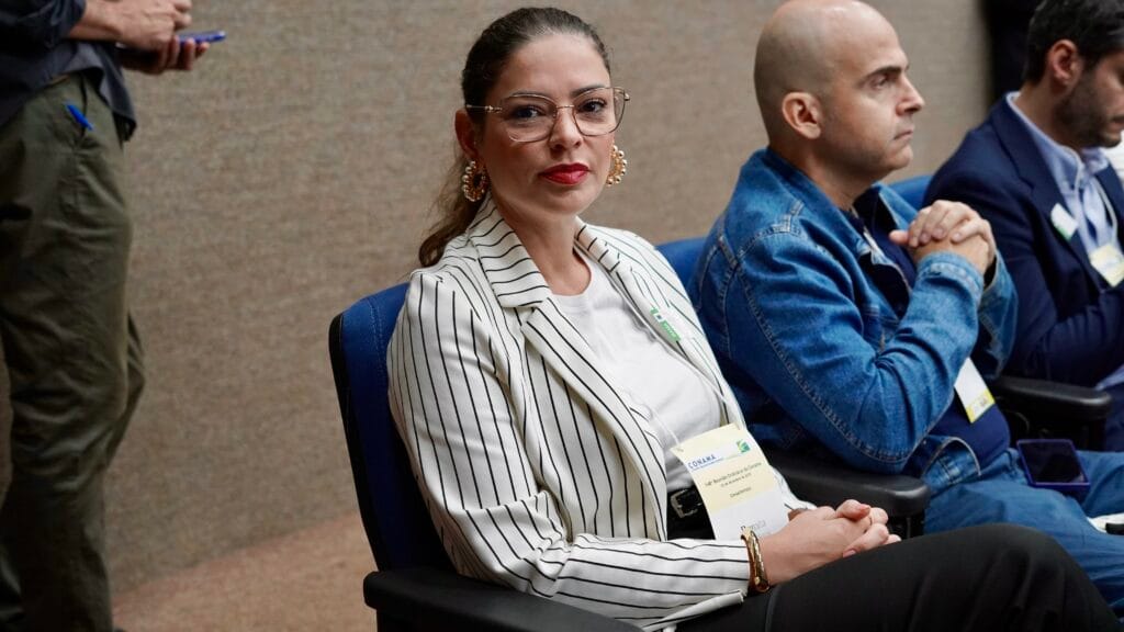 Renata Sousa, secretaria adjunta de Meio Ambiente, representou o Acre durante o encontro. Foto: Wesley Moraes/Repac