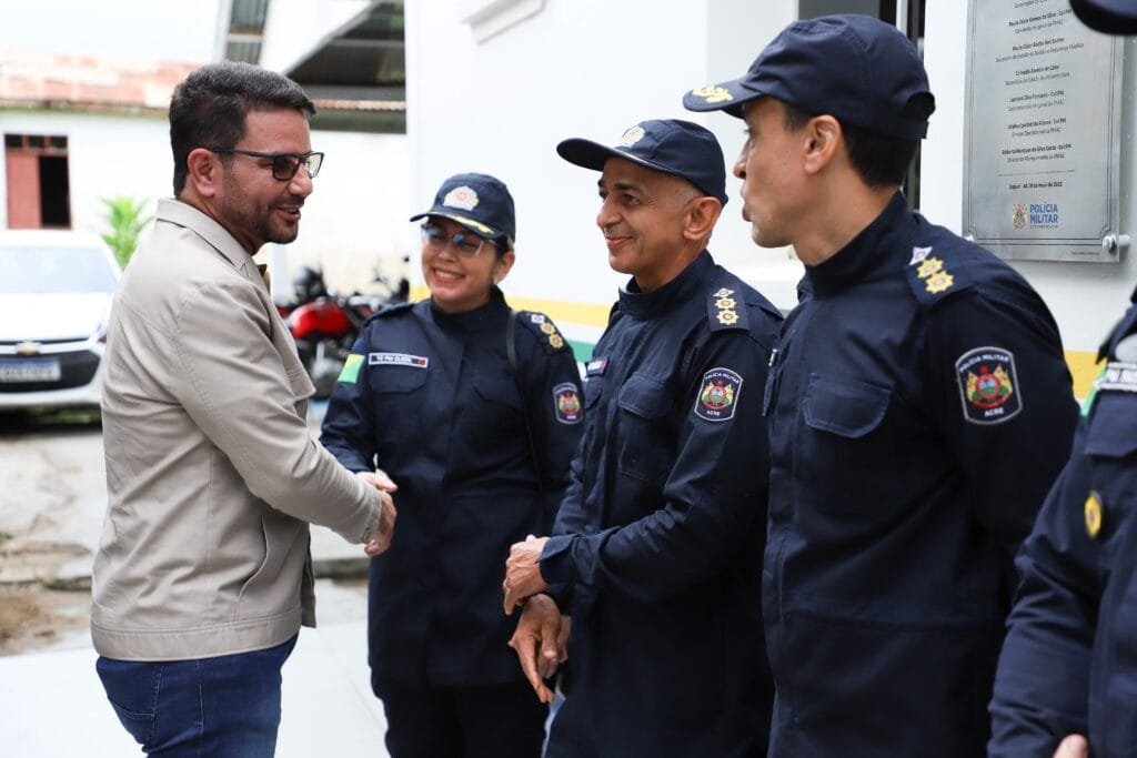 Governador destaca união e parcerias em busca da estruturação da Segurança Pública do Acre. Foto: Dhárcules Pinheiro/Secom